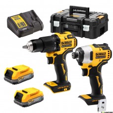 DeWALT DCK2062E2T įrankių rinkinys 2x1.7Ah POWERSTACK DEMO